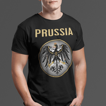 Black / S Prussia Heraldry - Prussian Coat of Arms - The Kingdom of Prussia T-shirt