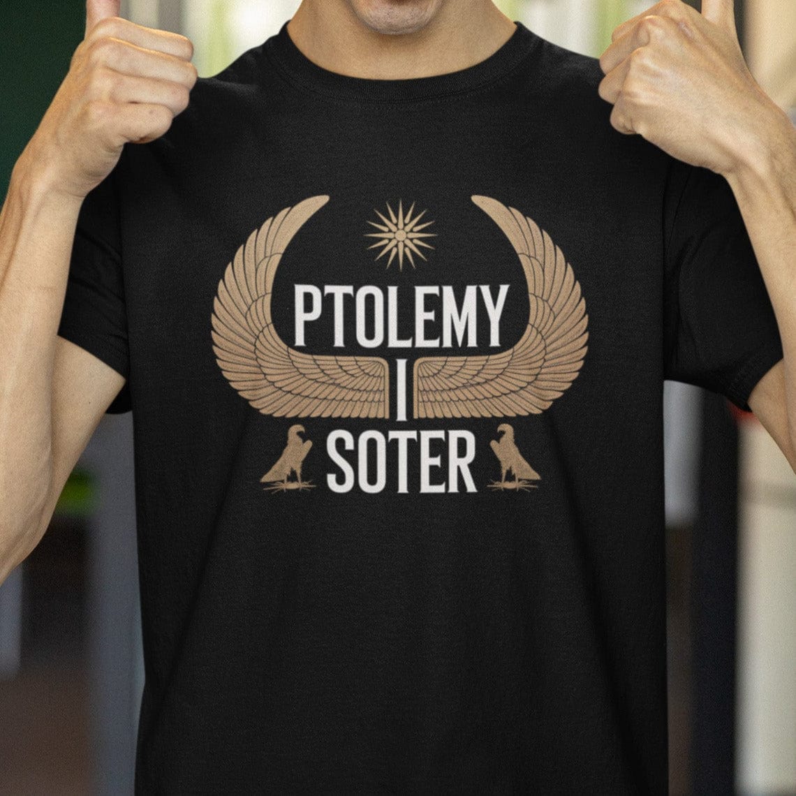 Black / S Ptolemy I Soter - Ptolemaic Egypt T-Shirt