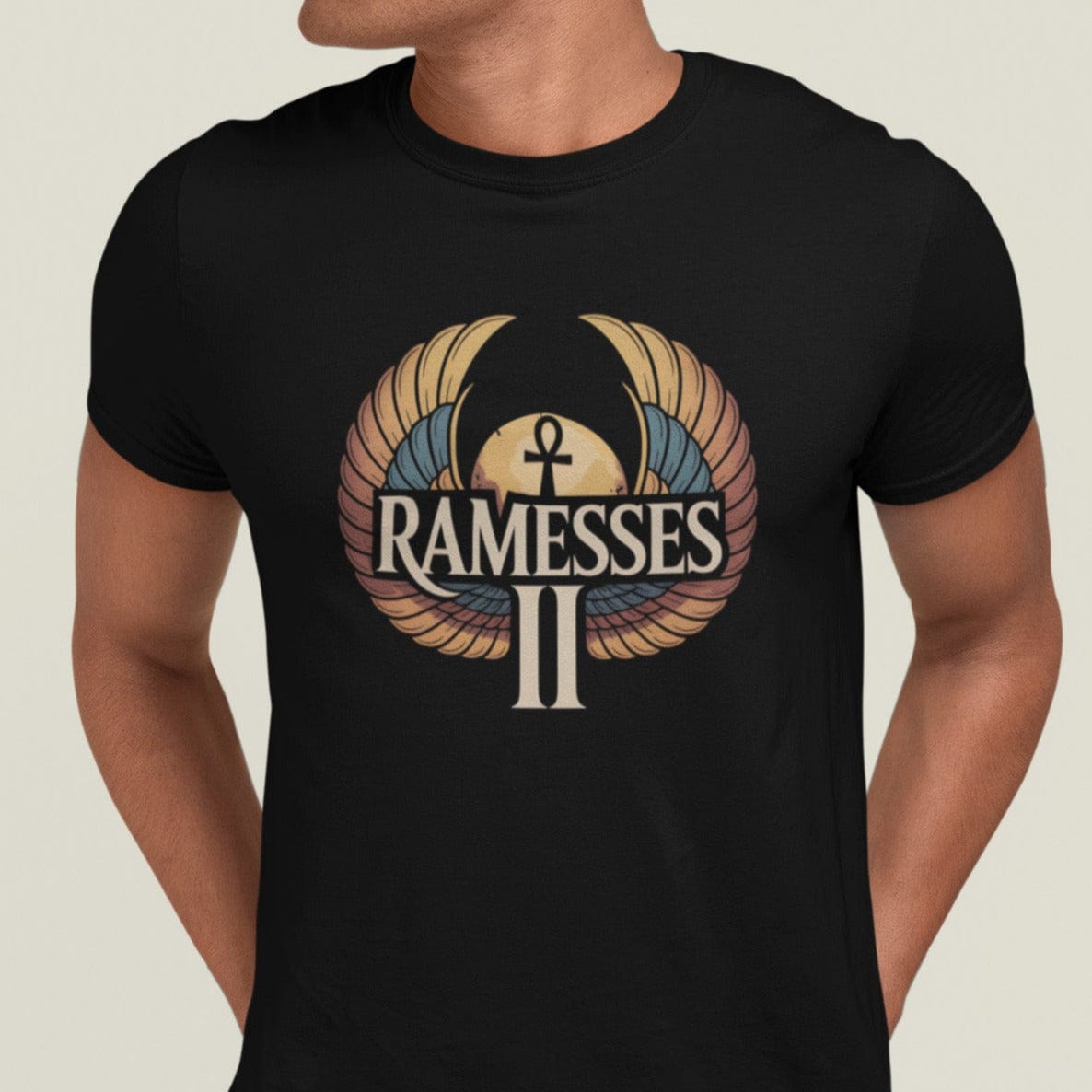 Black / S Ramesses II Pharaoh of Ancient Egypt T-Shirt