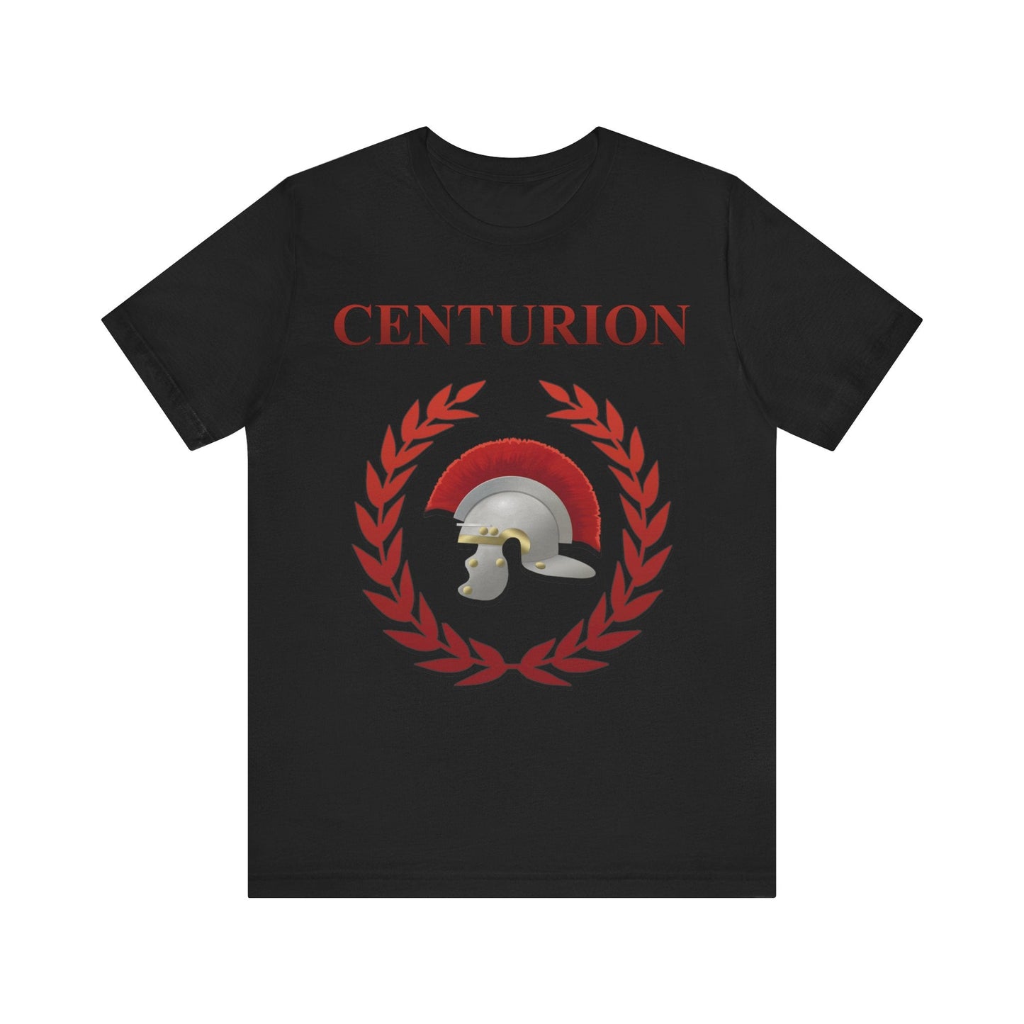 Black / S Roman Empire Centurion Helmet T-Shirt