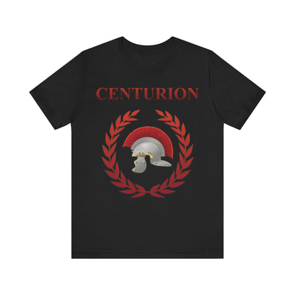 Black / S Roman Empire Centurion Helmet T-Shirt