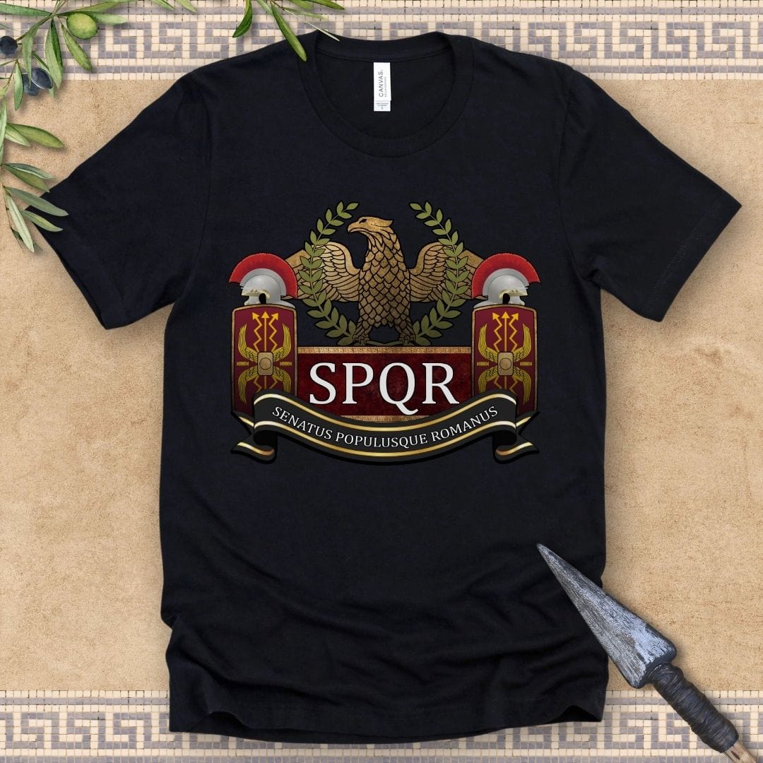Black / S Roman Empire - Roman Army T-shirt