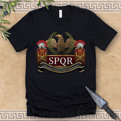 Black / S Roman Empire - Roman Army T-shirt