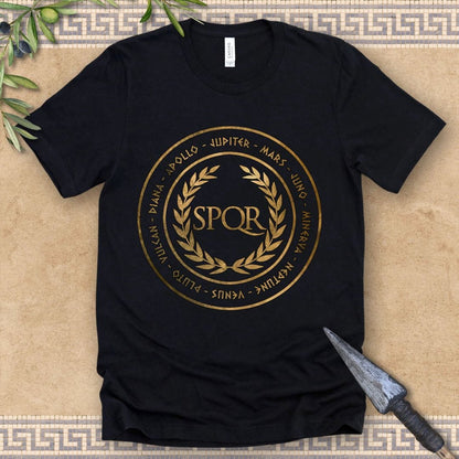 Black / S Roman Gods T-Shirt