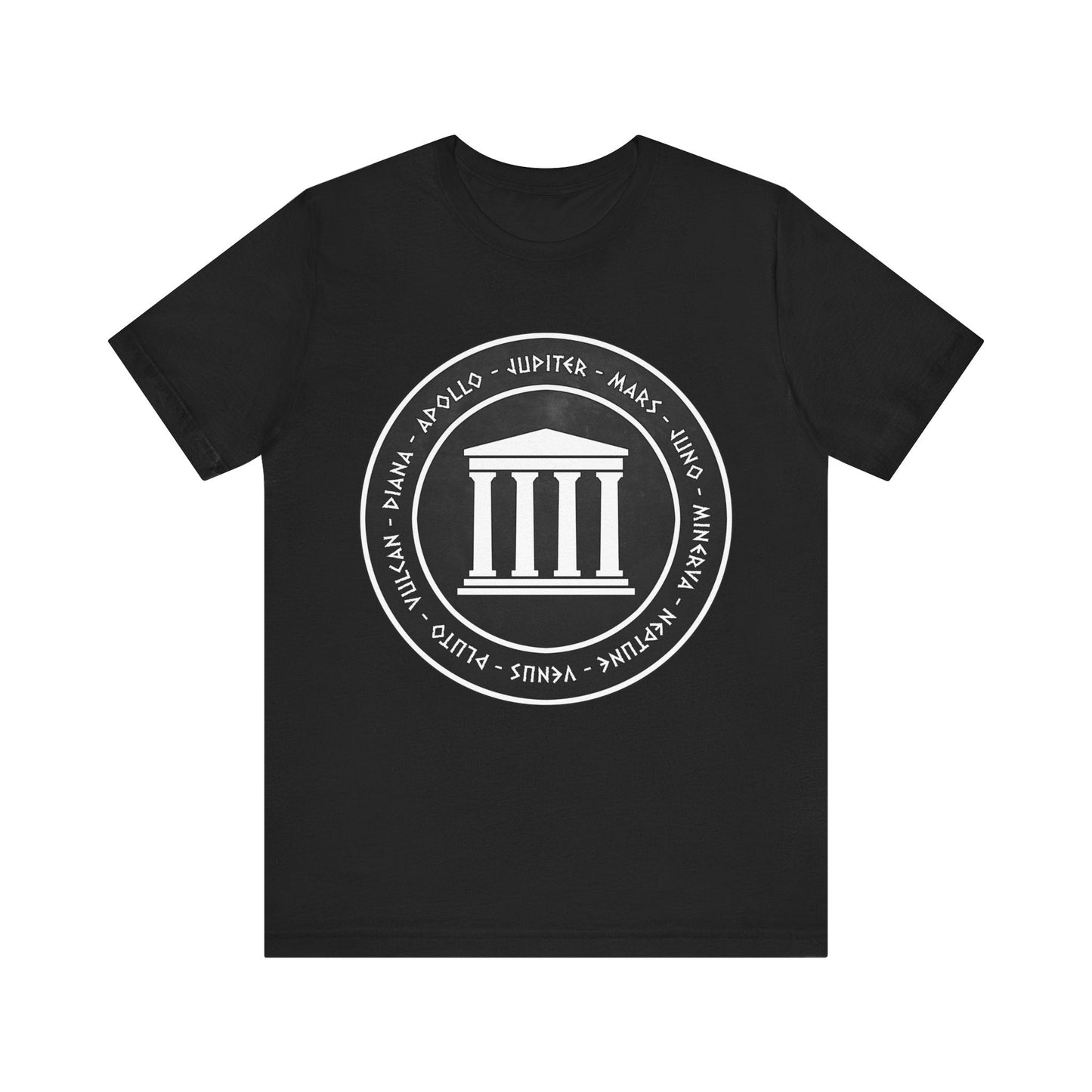 Black / S Roman Pantheon - Gods and Goddesses of Ancient Rome T-Shirt