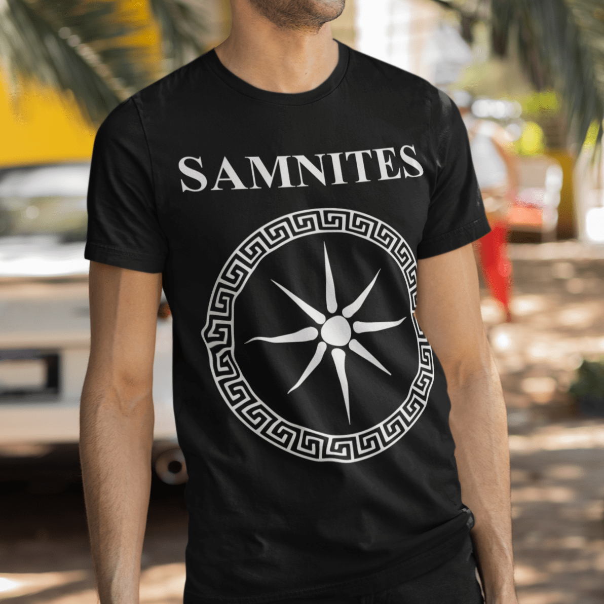 Black / S Samnites Shield T-Shirt