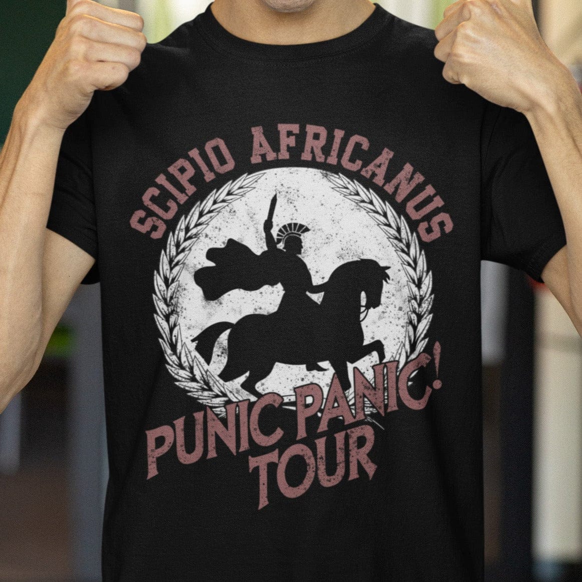 Black / S Scipio Africanus - Punic Panic Tour T-Shirt