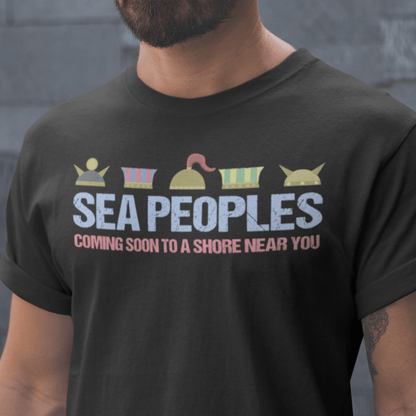 Black / S Sea Peoples - Coming Soon to a Shore Near You T-Shirt