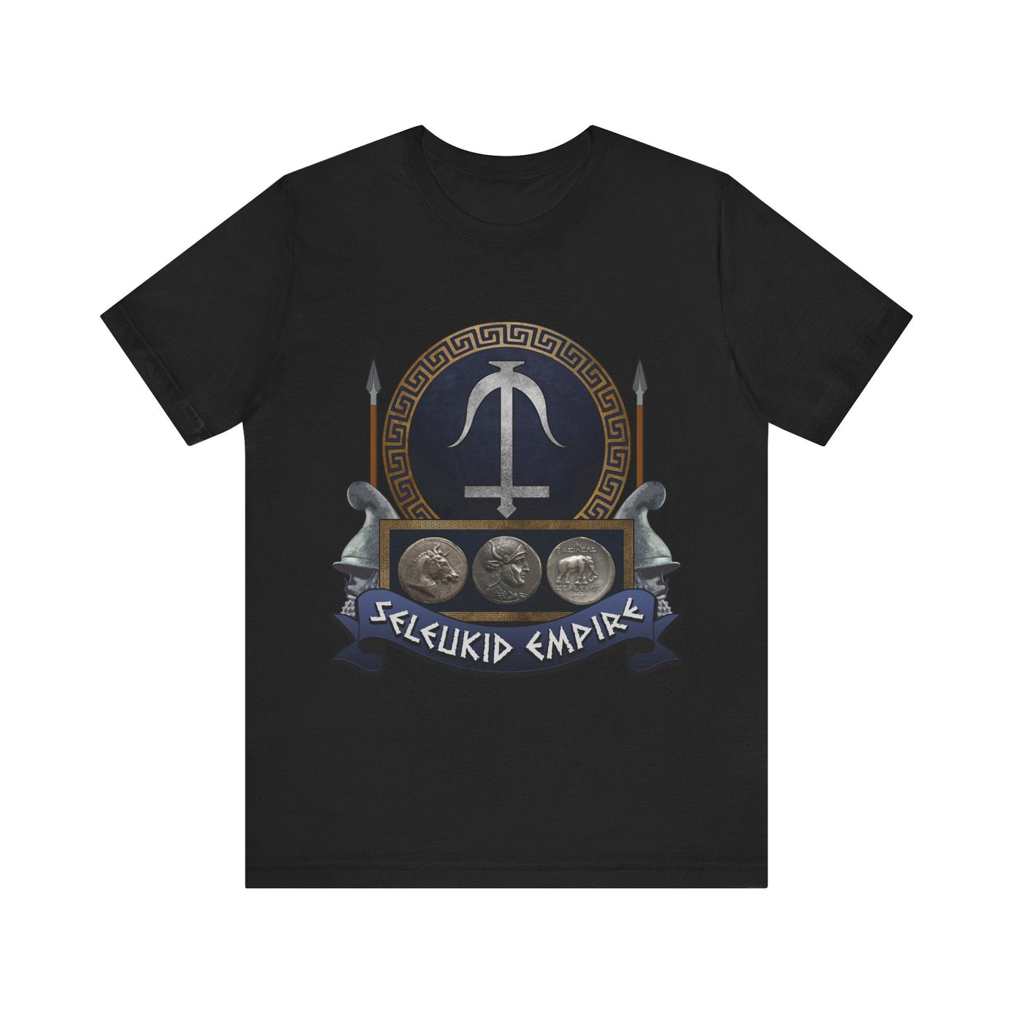 Black / S Seleukid Empire Symbol - Seleucus I Nicator - Seleucid Army T-Shirt