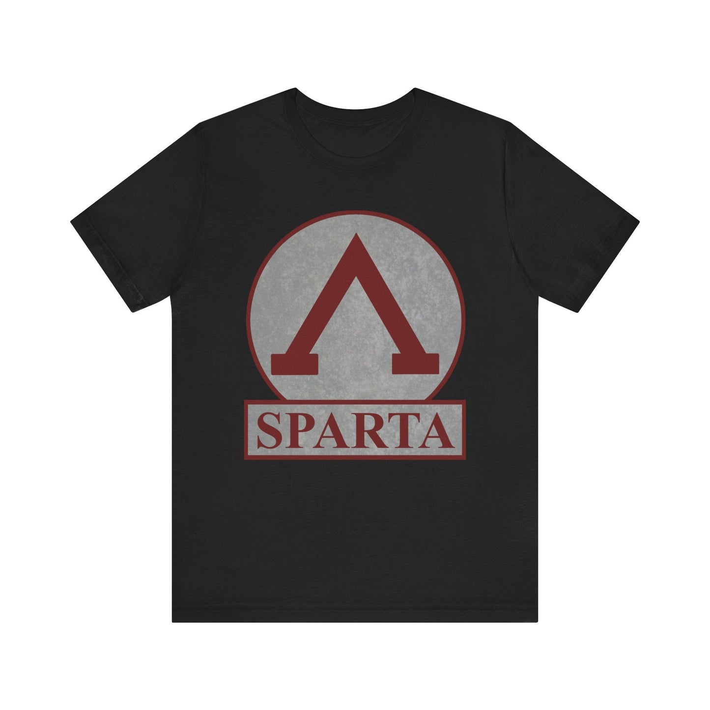Black / S Spartan Lambda Symbol of Lacedaemon Sparta T-shirt