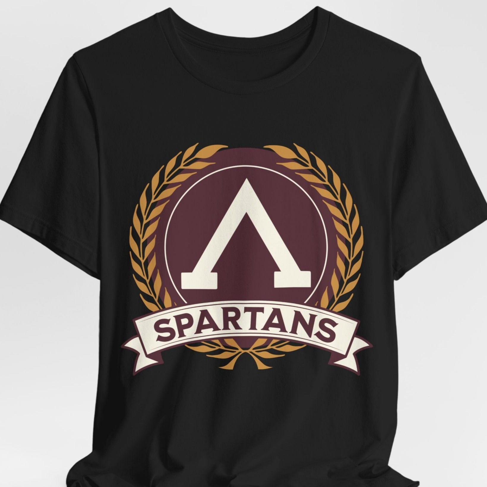 Black / S Spartans Lambda Symbol - Lacedaemonians - Ancient Sparta T-shirt