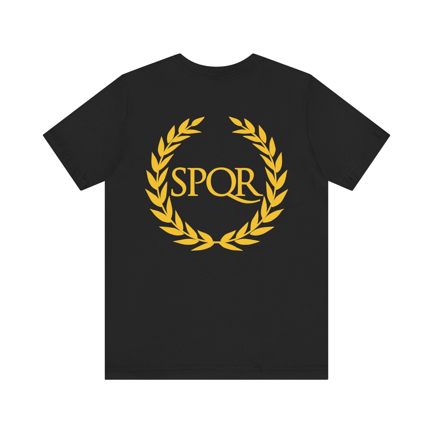 Black / S SPQR Roman Empire Double Sided SPQR T-Shirt