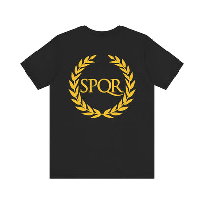 Black / S SPQR Roman Empire Double Sided SPQR T-Shirt