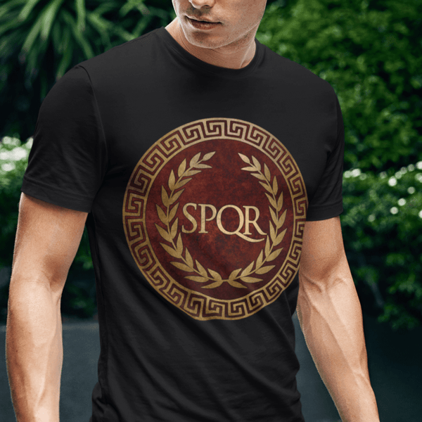 SPQR Legionario di Roma - Impero Romano - Maglietta Esercito Romano - Italia