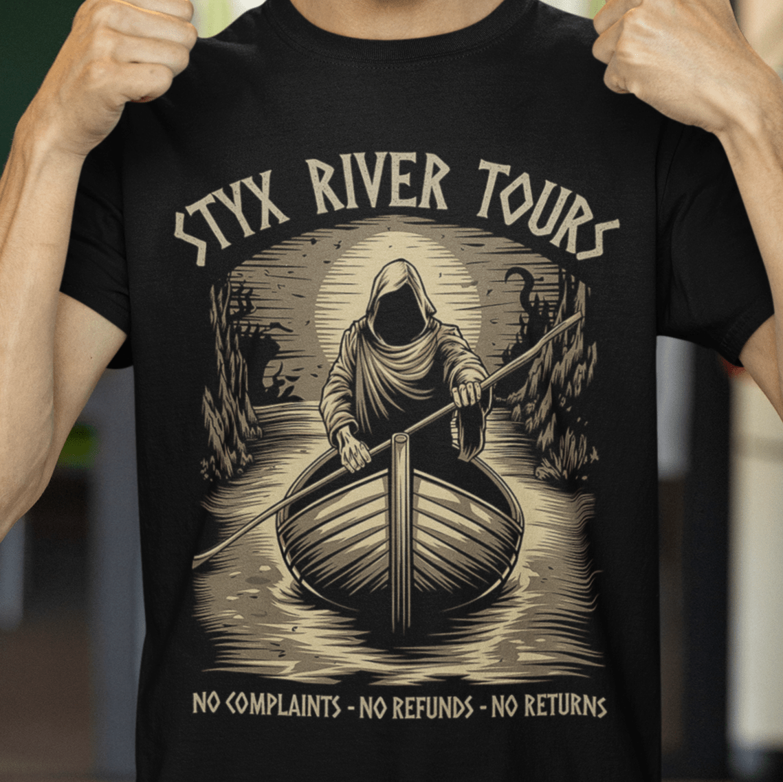 Black / S Styx River Tours T-Shirt