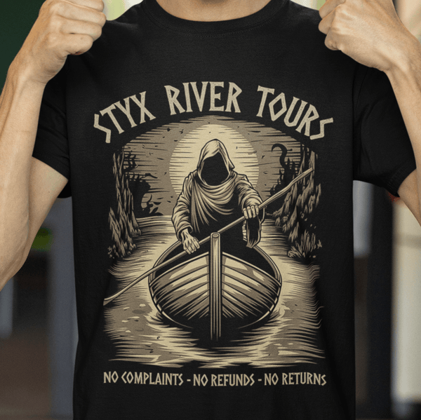 Styx River Tours T-Shirt – Agema Apparel Styx River Tours T-Shirt – Agema Apparel