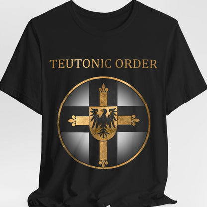 Black / S Teutonic Order Symbol - Teutonic Knights T-shirt