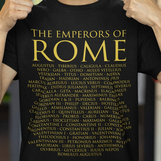 Black / S The Emperors of Rome T-Shirt