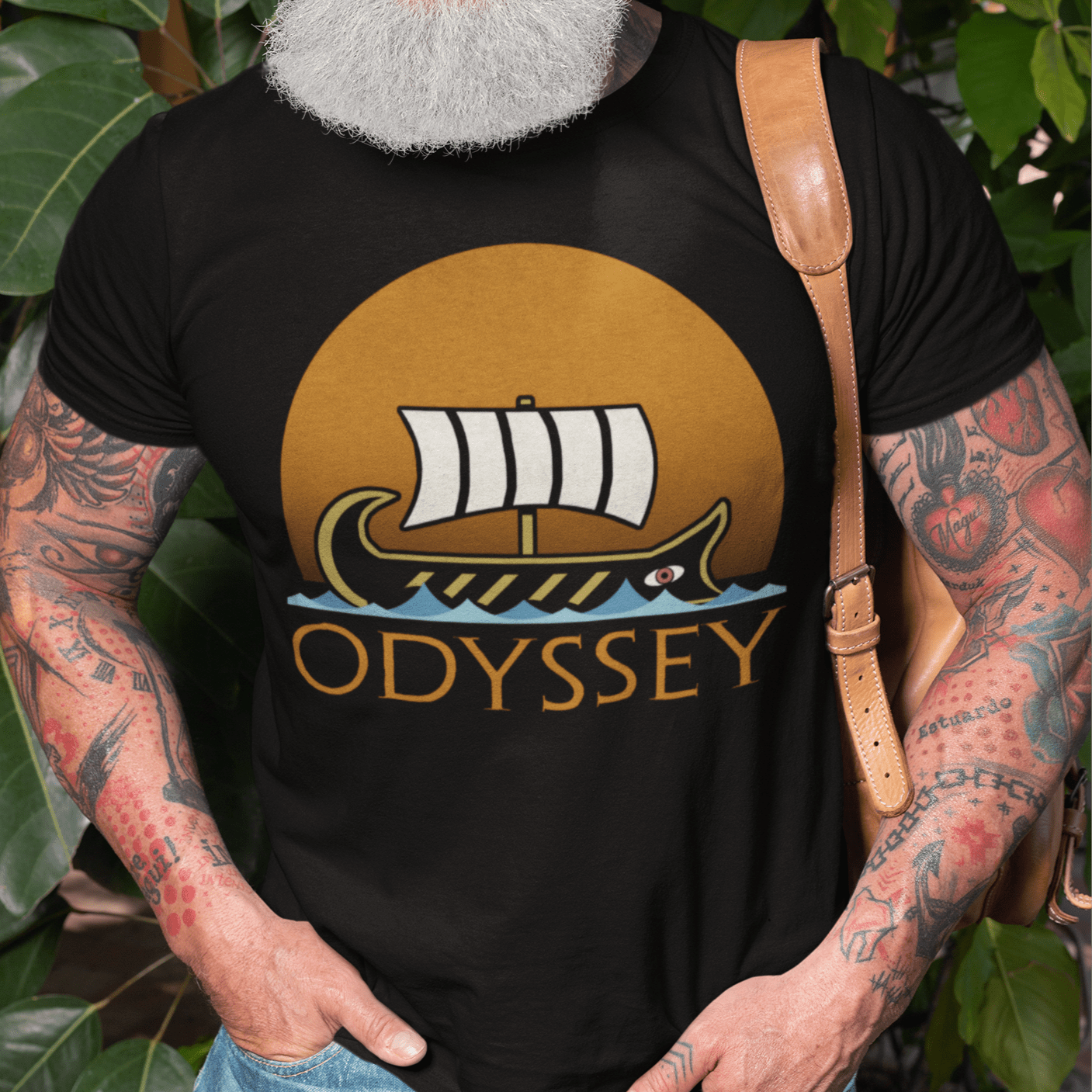Black / S The Odyssey of Homer T-Shirt