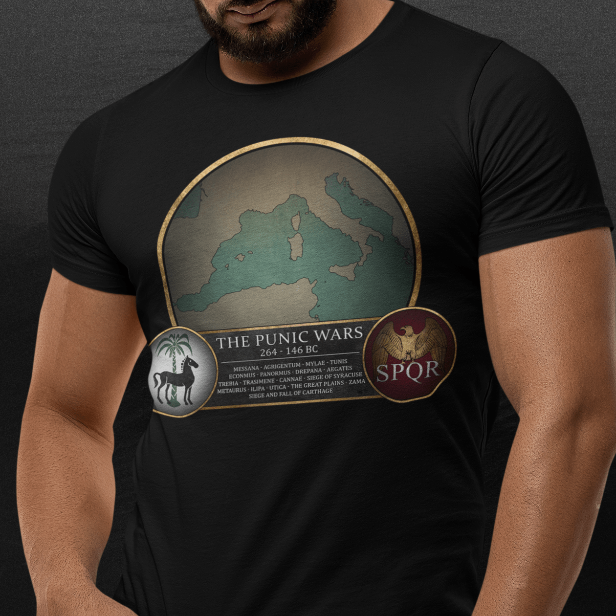 Black / S The Punic Wars T-Shirt
