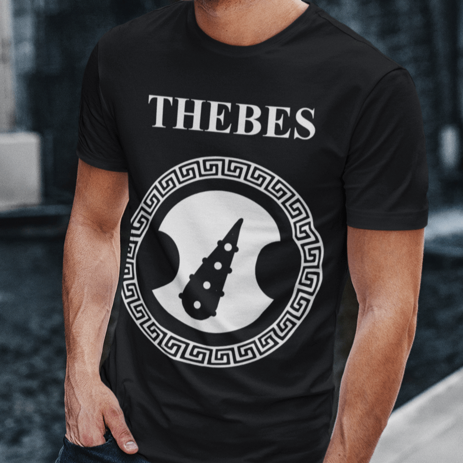 Black / S Thebes Sacred Band Ancient Greek City-State T-Shirt