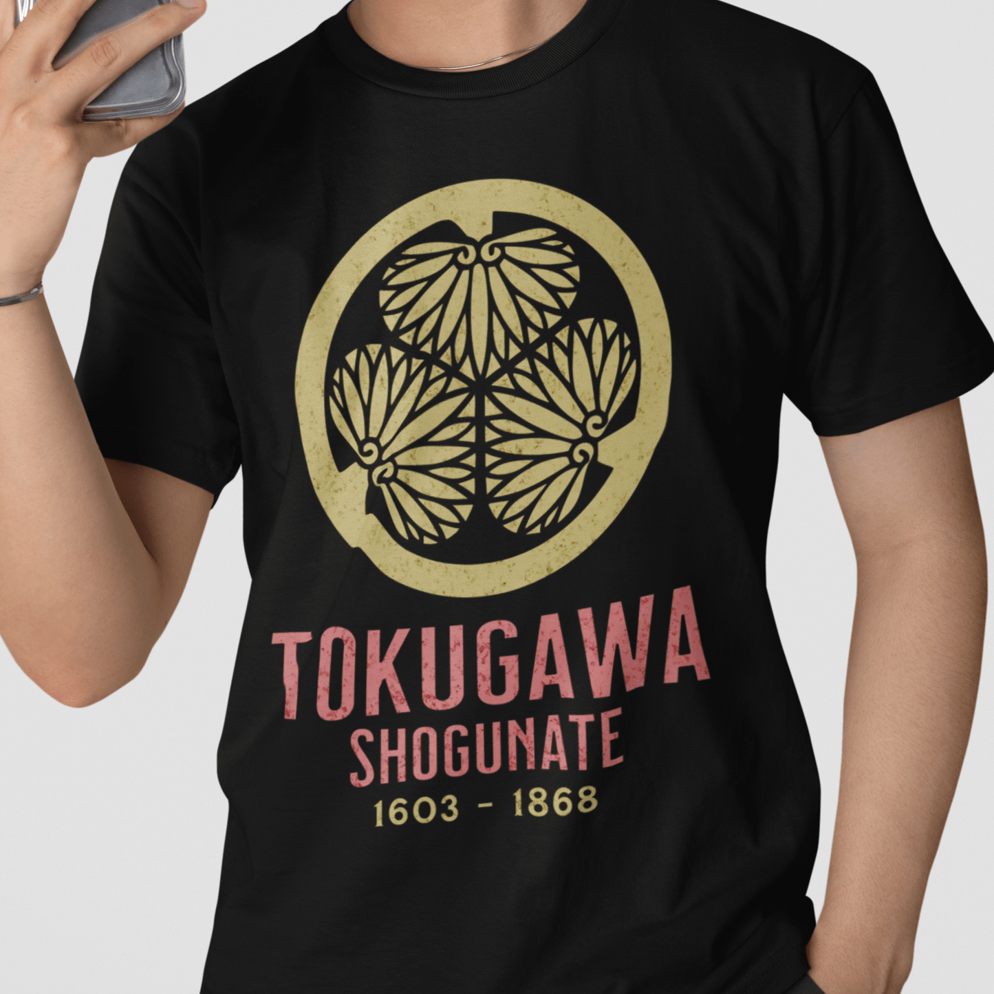 Black / S Tokugawa Shogunate Shirt  - Sengoku Japan - Japanese History Daimyo T-shirt