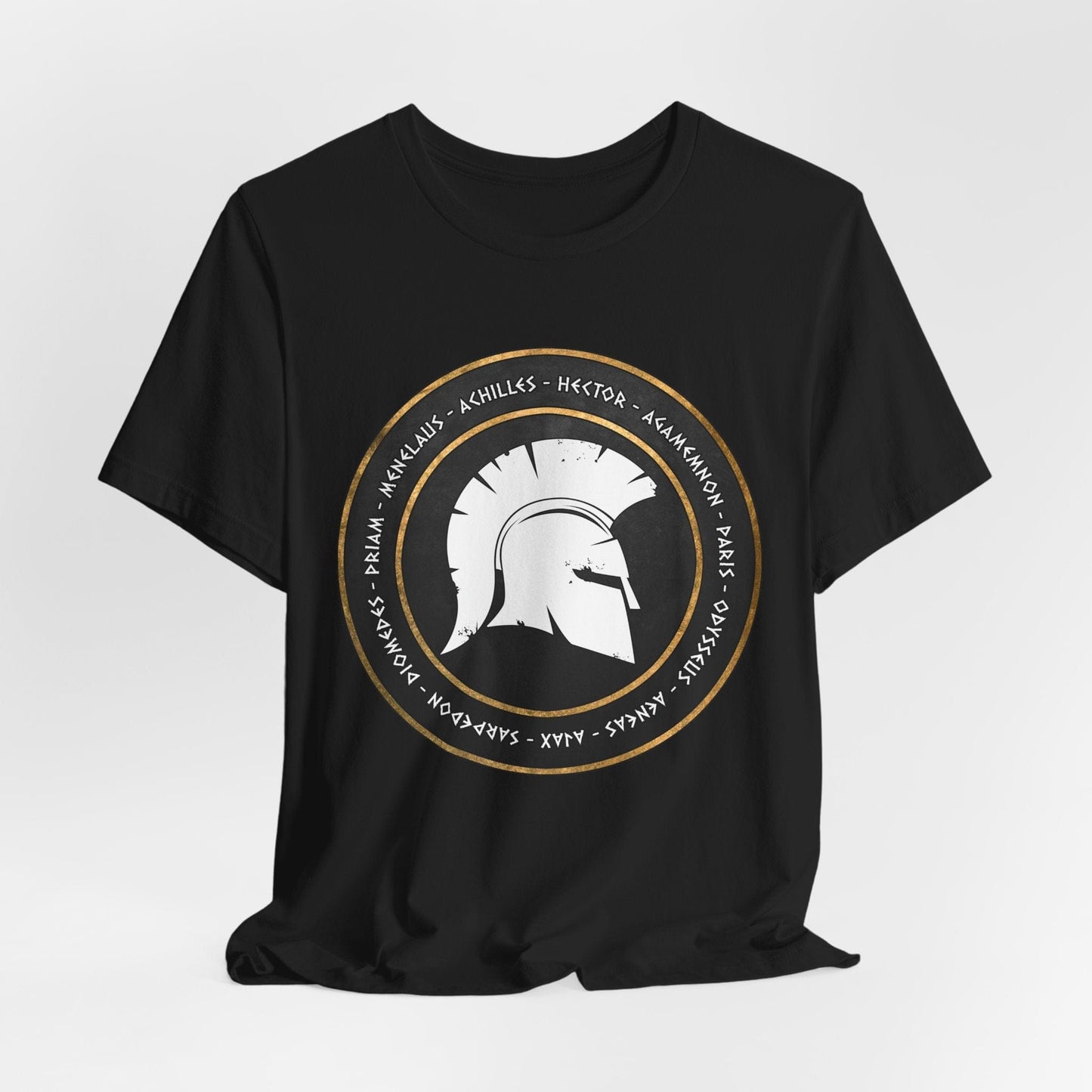 Black / S Trojan War - Heroes of the Iliad T-shirt