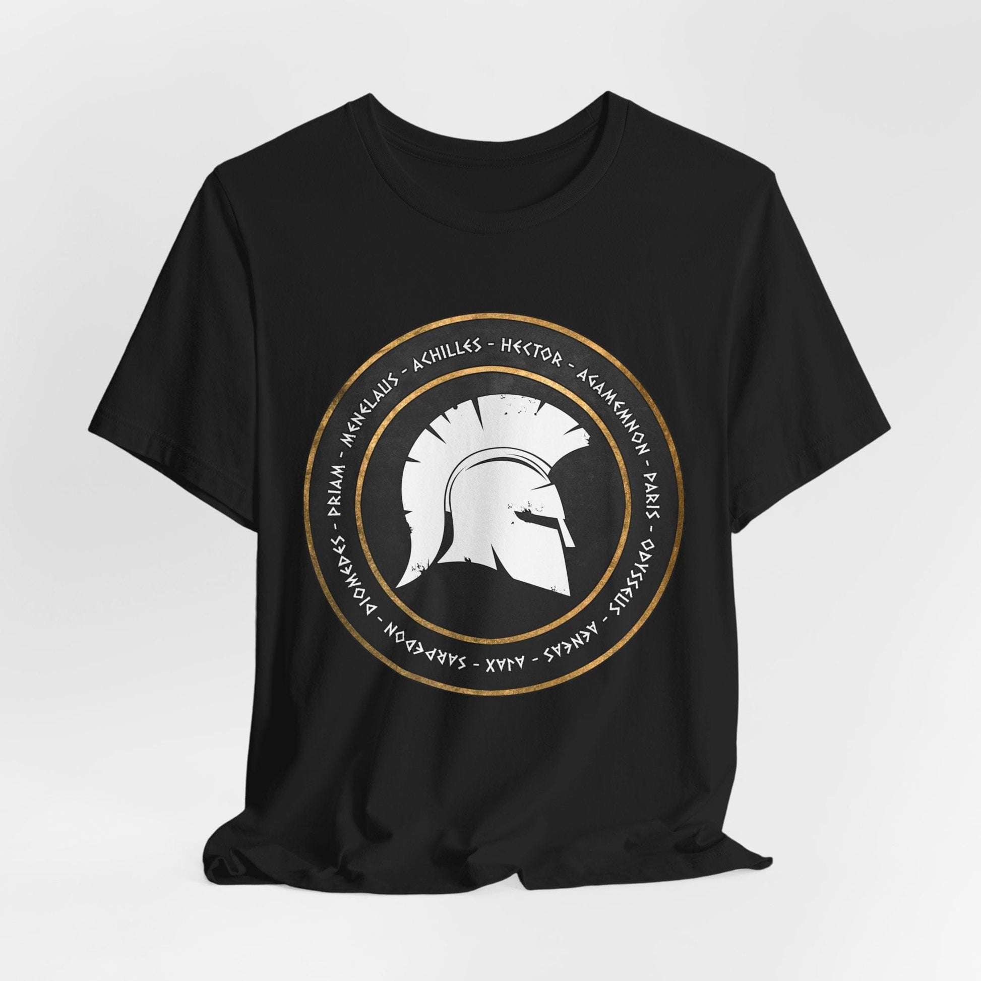 Black / S Trojan War - Heroes of the Iliad T-shirt