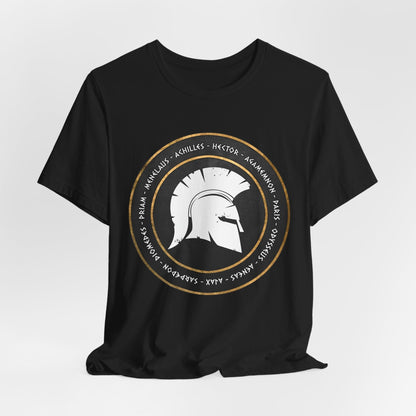 Black / S Trojan War - Heroes of the Iliad T-shirt