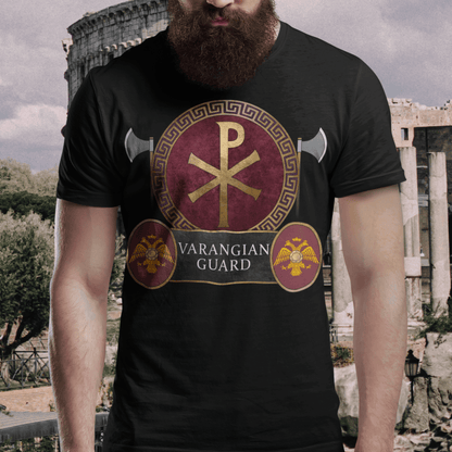Black / S Varangian Guard - Byzantine Army T-Shirt