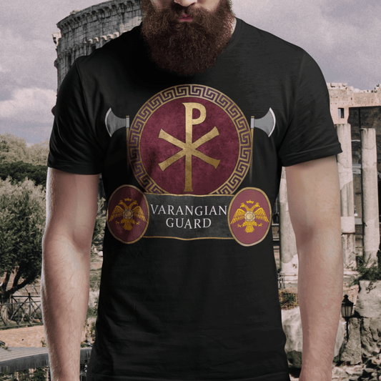Black / S Varangian Guard - Byzantine Army T-Shirt