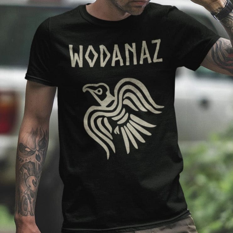 Black / S Wodanaz Germanic God T-Shirt