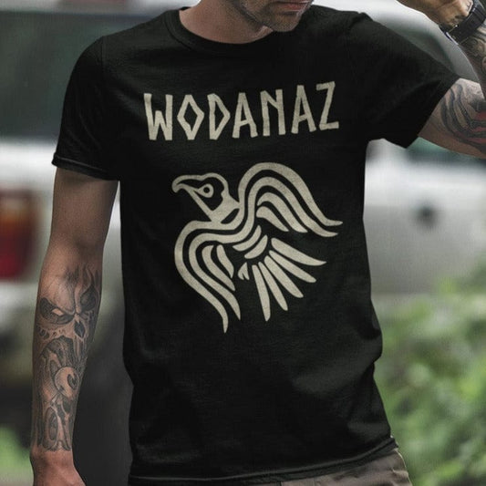 Black / S Wodanaz Germanic God T-Shirt