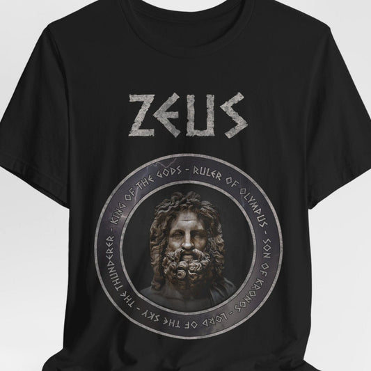 Black / S Zeus Lord of Olympus T-Shirt