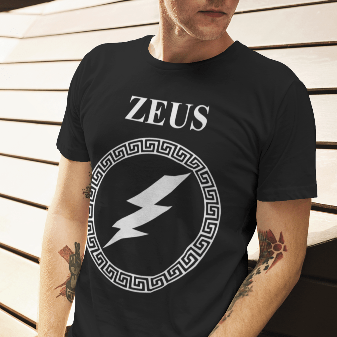 Black / S Zeus Thunderbolt T-Shirt