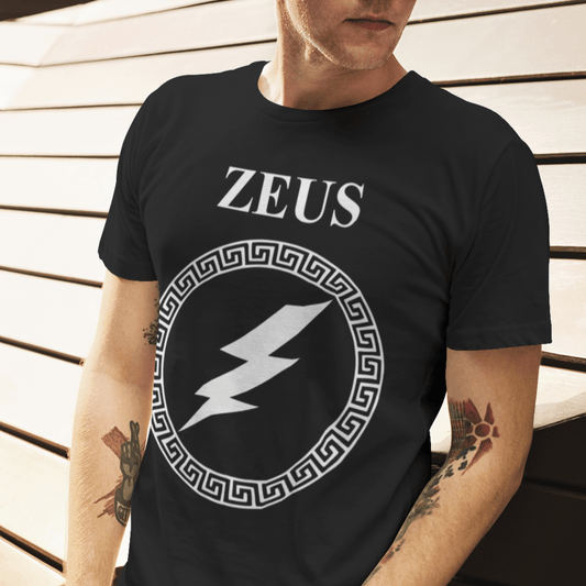 Black / S Zeus Thunderbolt T-Shirt