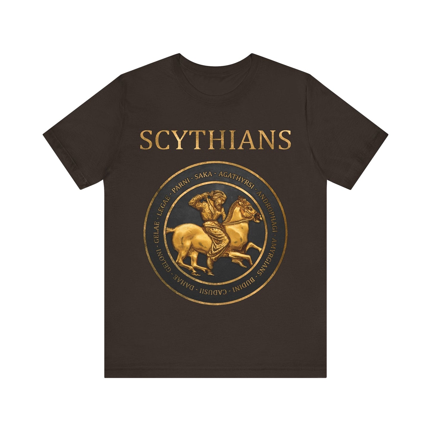 Brown / S Ancient Scythian Tribes T-Shirt