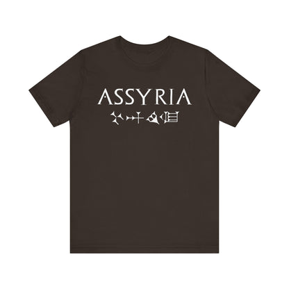 Brown / S Assyria Cuneiform - Bronze Age History - Assyrian T-shirt