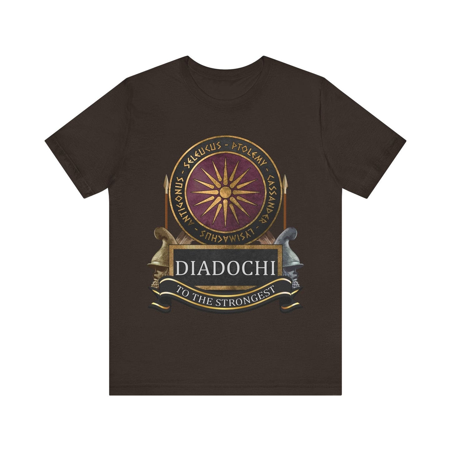 Brown / S Diadochi Wars - To the Strongest T-Shirt