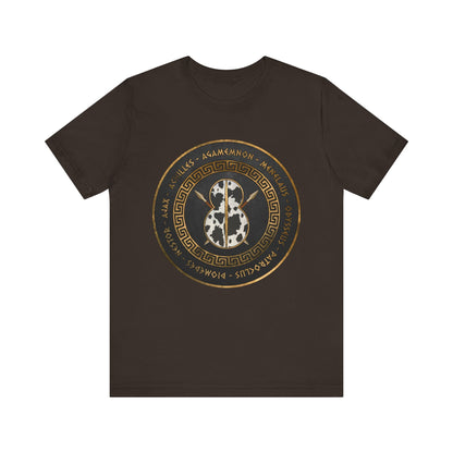 Brown / S Greek Heroes of the Trojan War T-Shirt