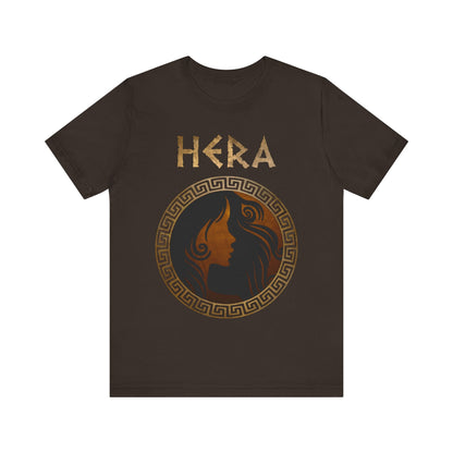 Brown / S Hera Greek Goddess T-Shirt