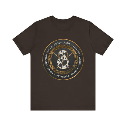 Brown / S Heroes of Troy - Trojan War T-shirt