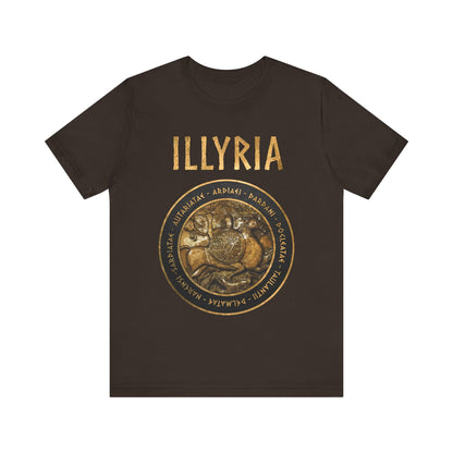 Brown / S Illyria Ancient Illyrian Tribes T-Shirt