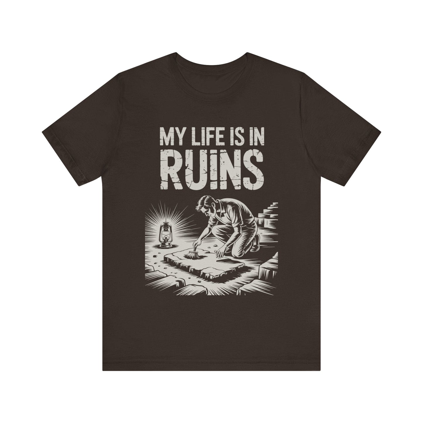 Brown / S My Life is in Ruins - Funny Archaeology T-Shirt