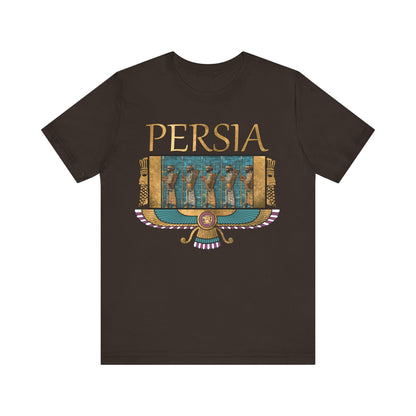 Brown / S Persia - Immortals of the Achaemenid Persian Empire T-shirt