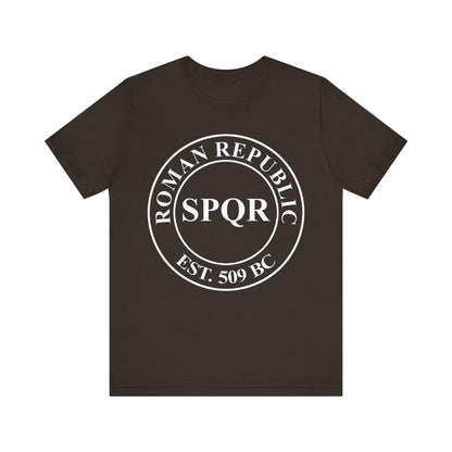 Brown / S Roman Republic Founding SPQR 509 BC T-Shirt