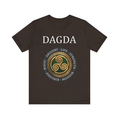 Brown / S The Dagda Ancient Celtic God T-Shirt