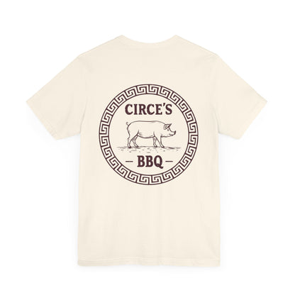 Circe's BBQ - Funny Greek Mythology Double Sided T-Shirt
