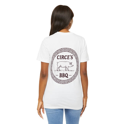 Circe's BBQ - Funny Greek Mythology Double Sided T-Shirt