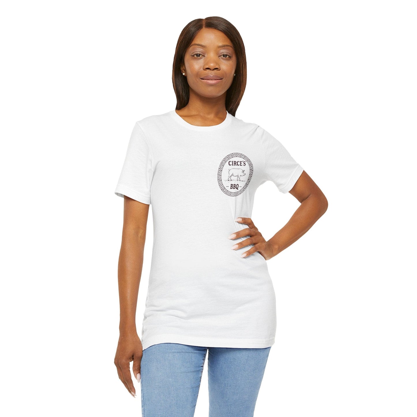 Circe's BBQ - Funny Greek Mythology Double Sided T-Shirt